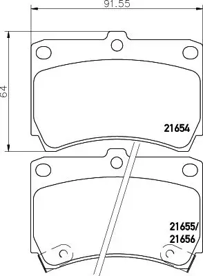 Disc brake pads HELLA 8DB355027-141 | Автомобили и мотоциклы