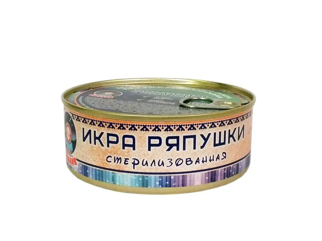 Икра ряпушки стерилизованная 240 гр