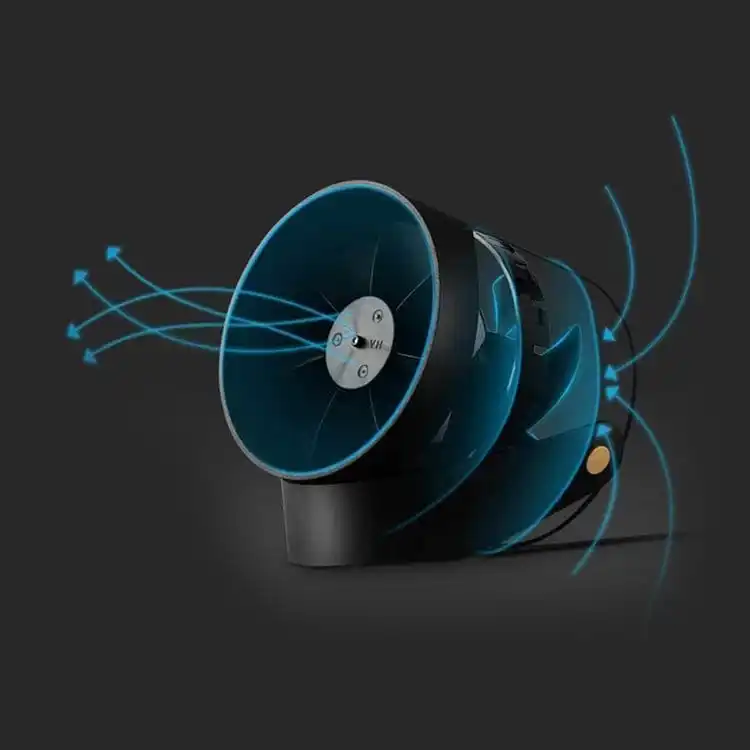 Настольный сенсорный вентилятор Xiaomi YU VH USB Portable Fan Чёрный | Электроника