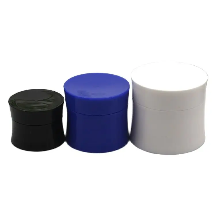 50 г белая/синяя/черная тонкая пластиковая бутылка/банка/горшок для