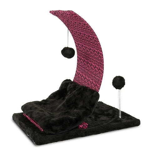 Арбол скребок панель черный и фуксия | Электроника