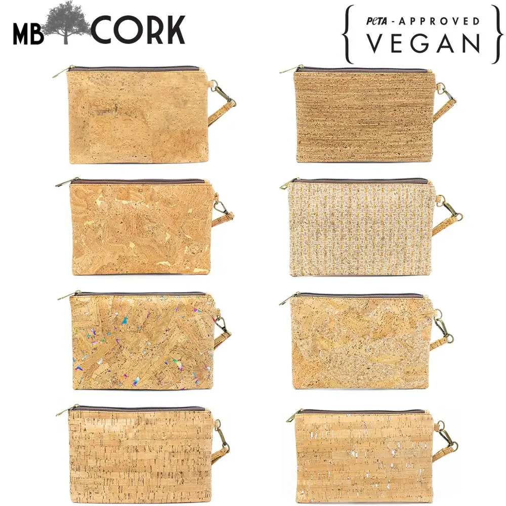 Клатч браслет из натуральной пробки с различными цветами и узорами 245|Клатчи| |