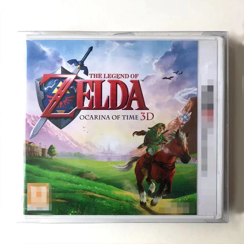 Защитная крышка коробки для 3DS 2DS (XL) NDS NTSC игр изготовленные на заказ прозрачные
