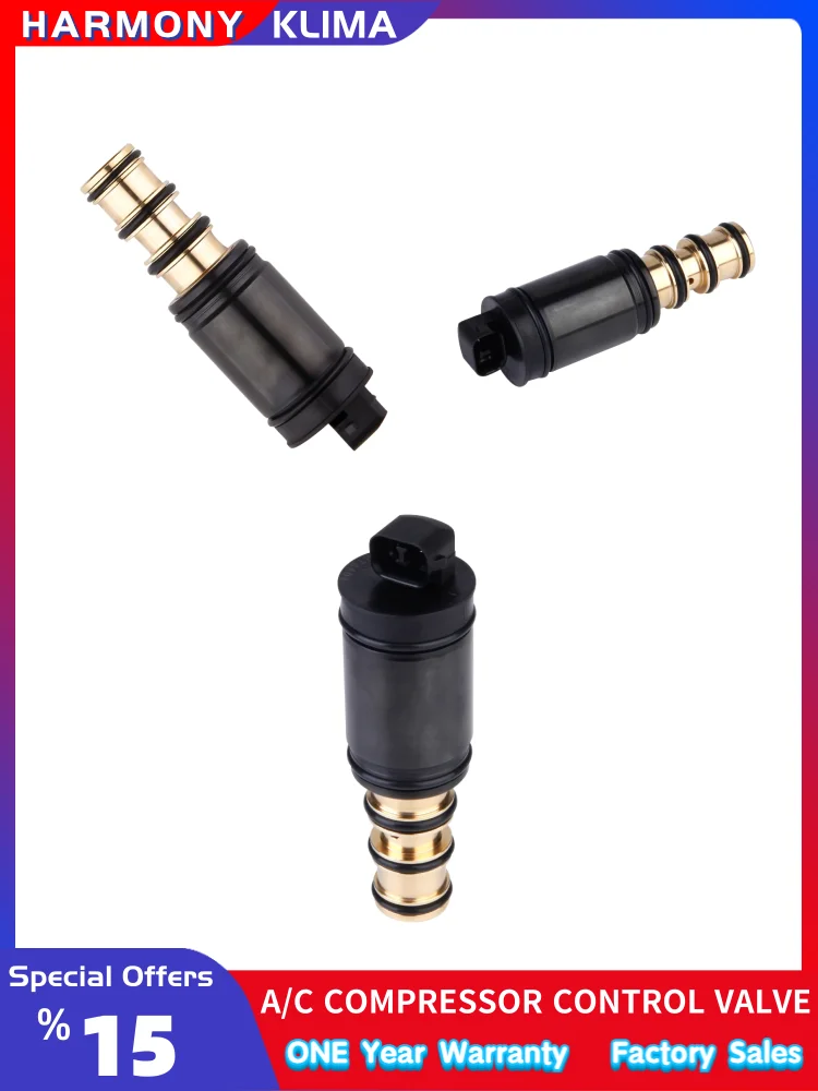 Электрический регулирующий клапан компрессора переменного тока для автомобиля