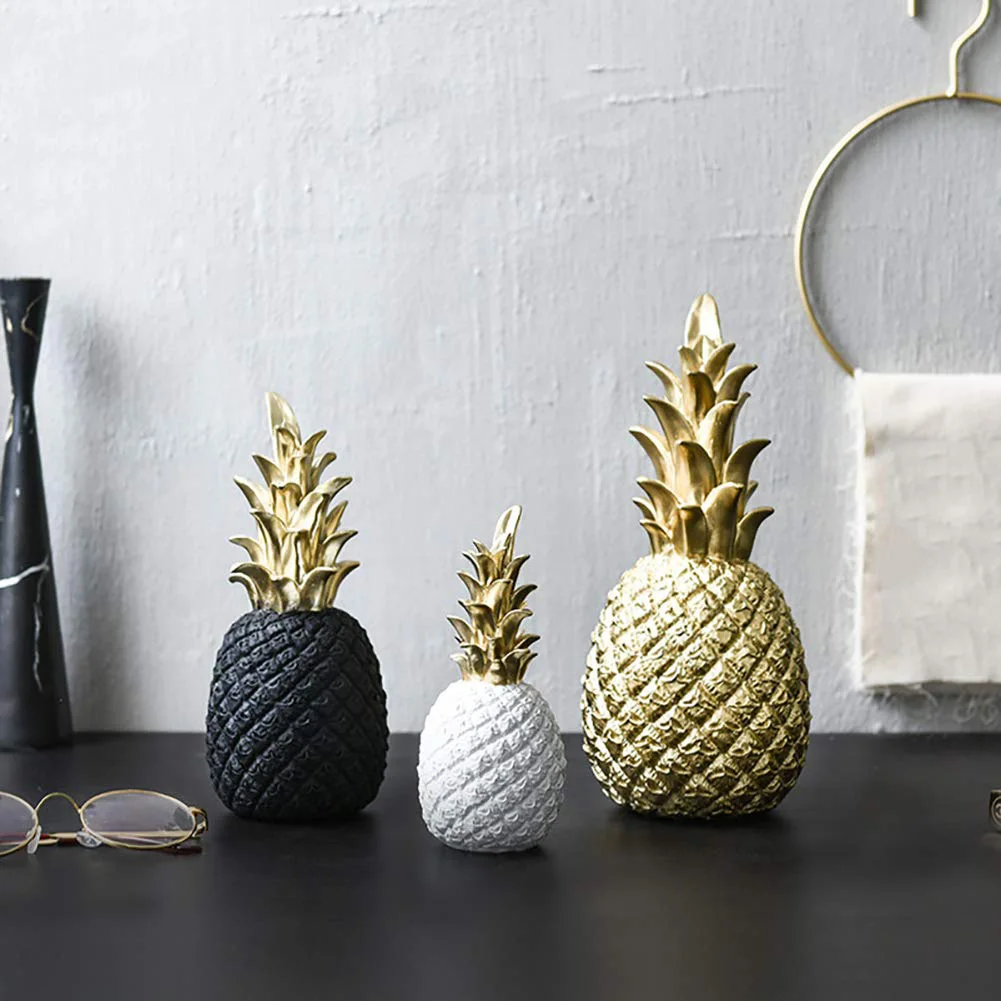 

Nordic Style Creative Pineapple Ornaments Gold Pineapple Modern Home Decoration Crafts Desktop Table Decoration Accessories