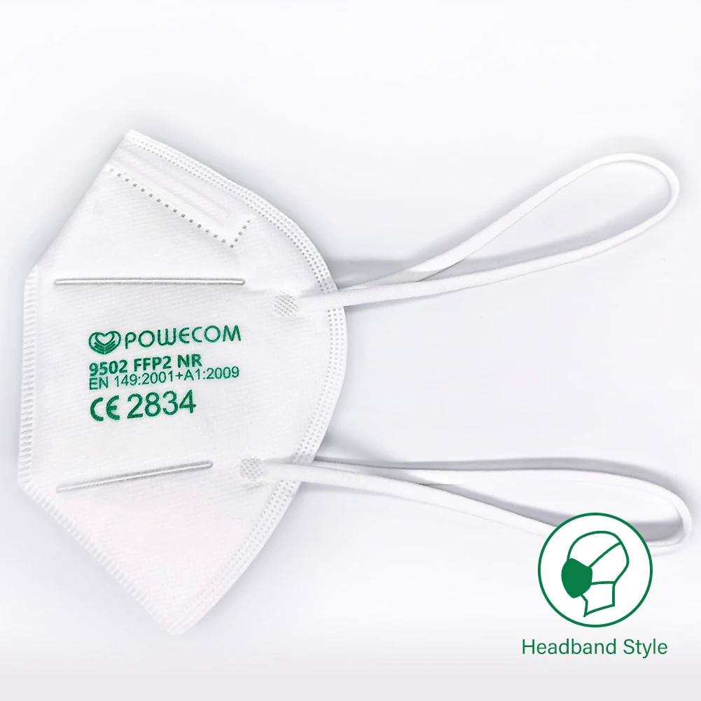 Многоразовая маска POWECOM ffp2 удобная для рта защитный респиратор CE маски лица
