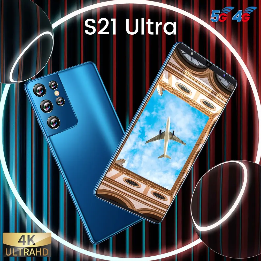 

S21 Ultra 6.1-inch Smartphone 512MB+4G Smartphone Multi-function Double Core Smartphone Universal Smartphone