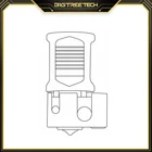 Экструзионная головка для 3D-принтера Pheatus Dragon hotend для V6 Hotend для титанового прямого привода, деталь для обновления 3D-принтера Bowden
