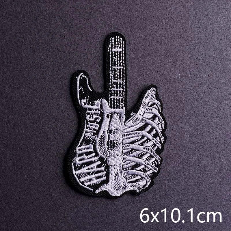 Hip-hop Rock/Music Patch Iron On Patches For Clothing Thermoadhesive Patches On Clothes Embroidery Patch Punk Joker Stickers Hip-hop Rock/Music Patch Iron On Patches For Clothing Thermoadhesive Patches On Clothes Embroidery Patch Punk Joker Stickers