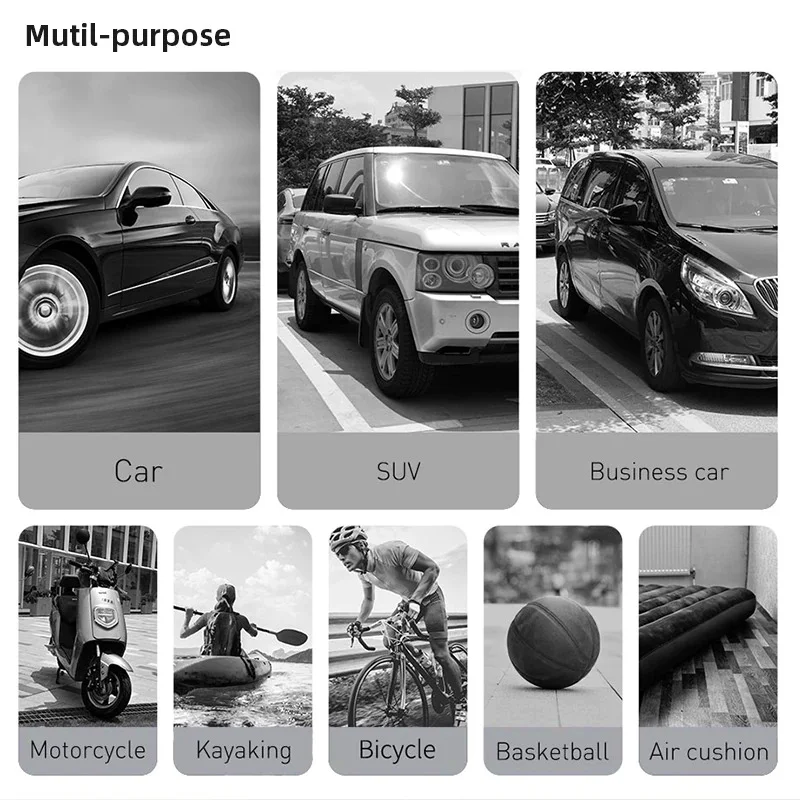 Новый портативный насос воздушный компрессор умный цифровой датчик давления в