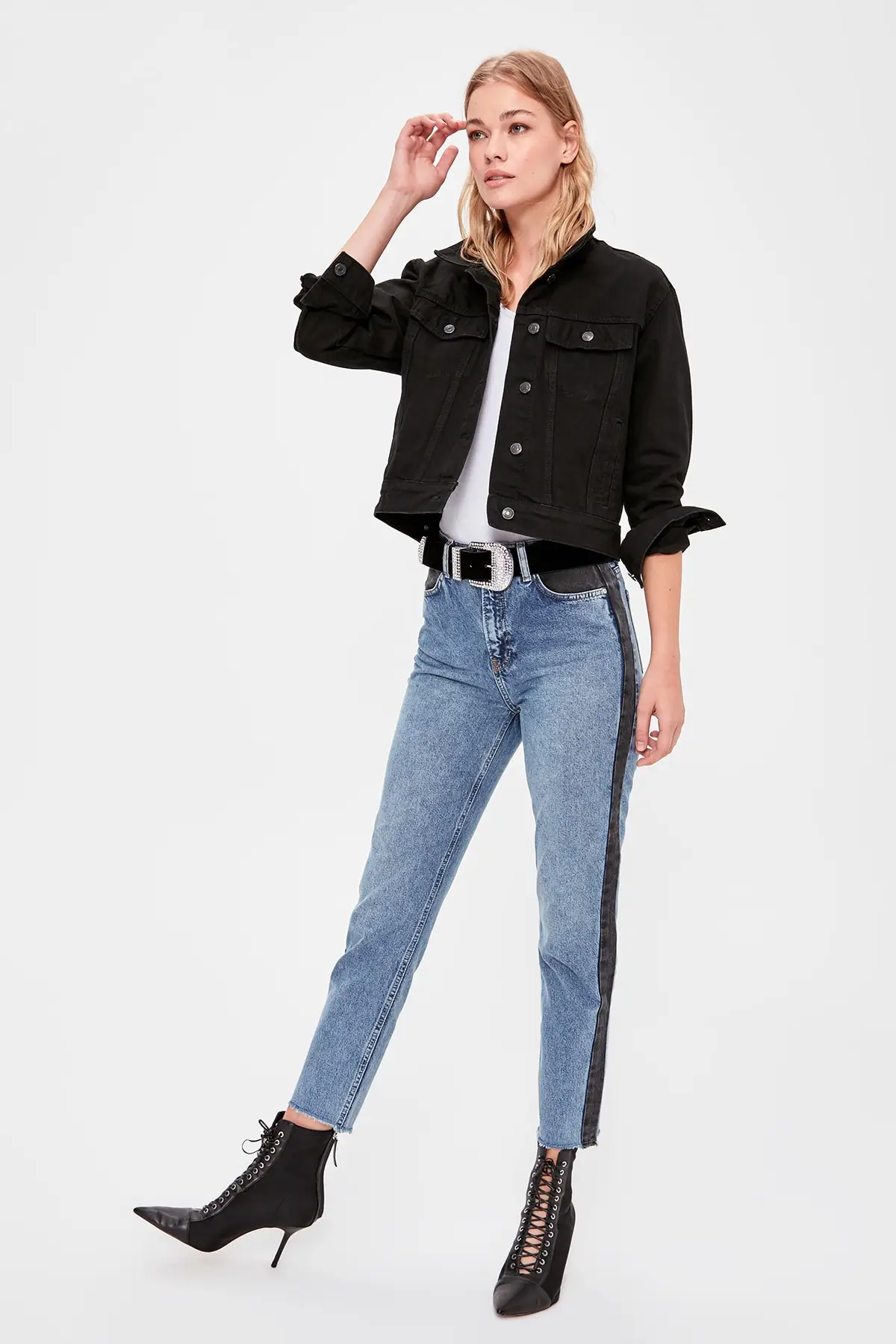 Trendyol с цветными блоками на высоком каблуке для мамы| |