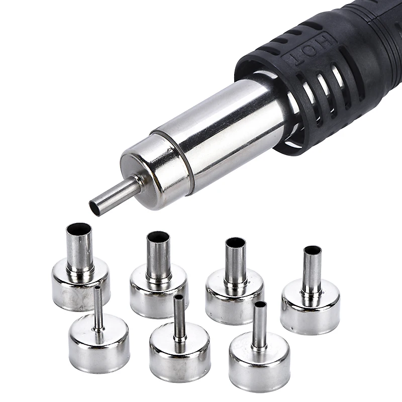 

8Piece/Bag Welding tip for Heat gun JCD 8898 Soldering Station Hot air gun Nozzles 8 in 1 Variety of Calibers