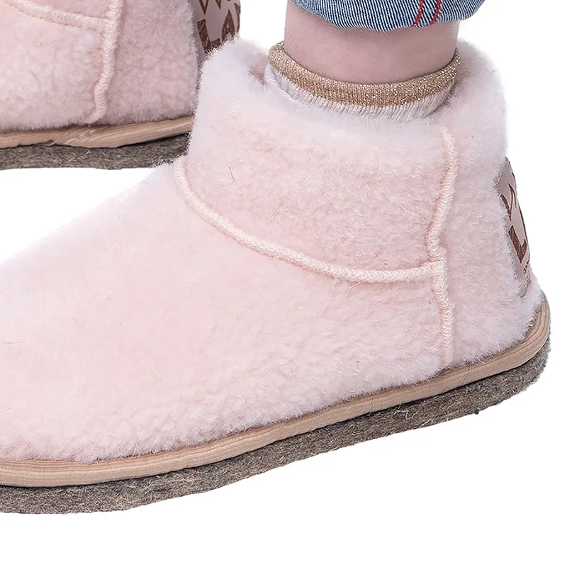 Угги детские из овечьей шерсти WOOLLAMB угги цвет Пудра сапожки чуньки чуни | Детская