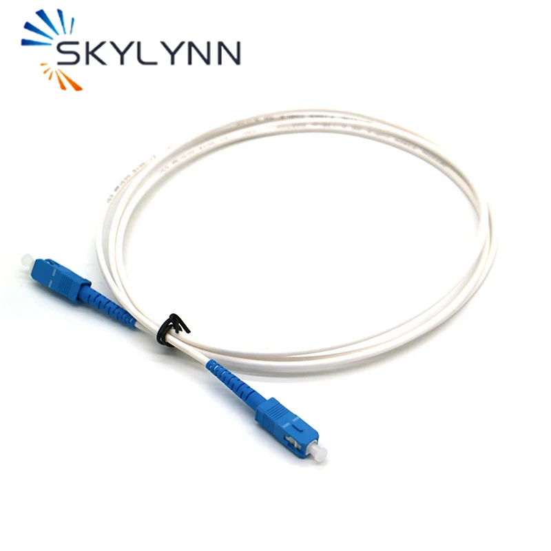 SKYLYNN 50 шт. длина 2 метра SC/APC и SC/UPC SM G652D SX Core 3 0 мм белый патч-корд из оптического