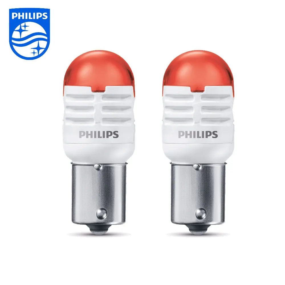 Светодиодные автомобильные лампы Philips Ultinon Pro3000 SI P21W красный свет (2 шт.) 11498U30RB2 |