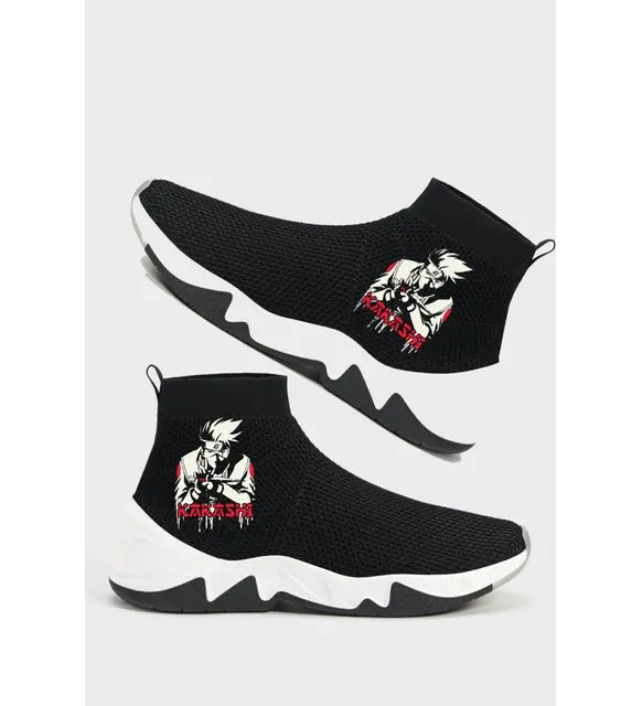 

Дизайнерские ботинки Наруто Какаси Манга Аниме весна/лето 2022 повседневное использование прошитый принт повседневный уличный стиль