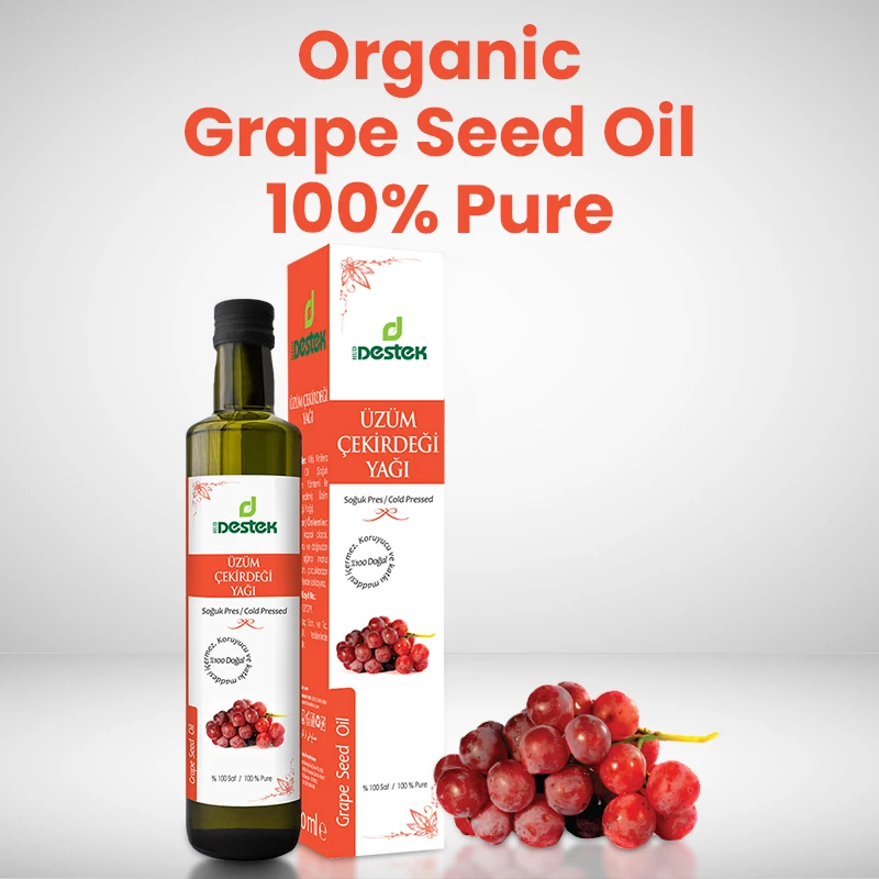 Масло виноградных косточек 100% чистое органическое 50 мл 250 турецкие семена