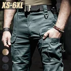 Мужские тактические брюки SOQOOOL, уличные брюки со множеством карманов в стиле милитари, весенние дышащие водонепроницаемые походные костюмы из искусственной кожи