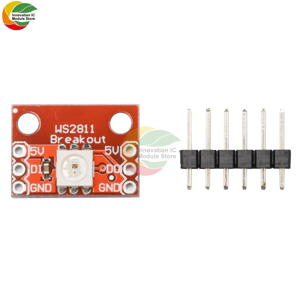 

WS2812 RGB светодиодный разделенный линейный Цветной световой модуль Однолинейный интерфейс полноцветная светильник излучающая трубка