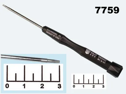 Отвертка 1.5*50мм пятигранная * Best 8800C