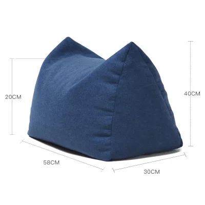 Ottoman cover1 Большие чехлы для стульев Bean сумки ленивый диван взрослые Beanbag Чехлы без заполнения пуфик-оттоманка спальня гостиная мебель для дома - Цвет: Ottoman cover1