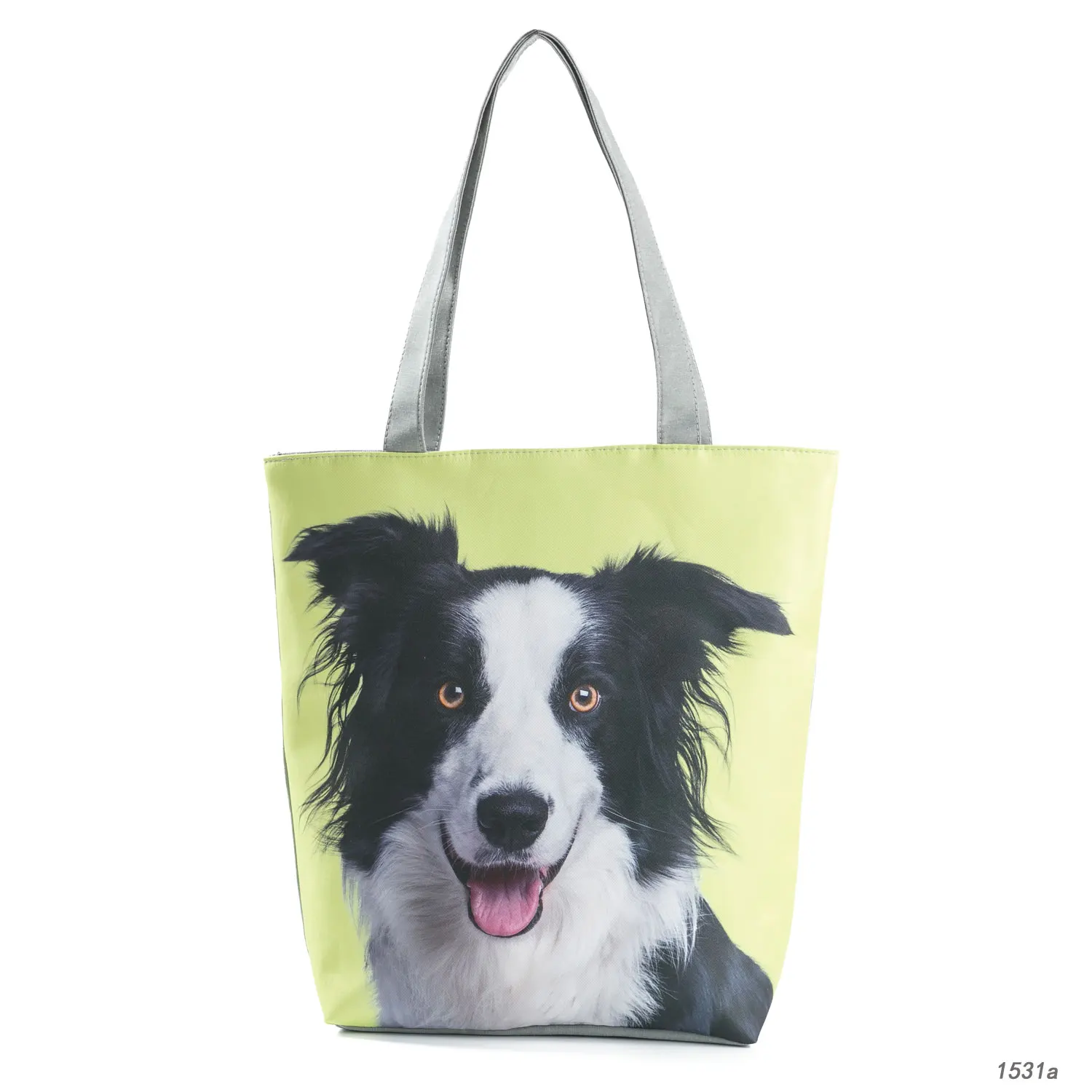 

Lovely Animal Shoulder Bag Dog Printed Handbags Casual All-Match Tote Bag High Capacity Shopping Bag Eco Practical Travel Bag