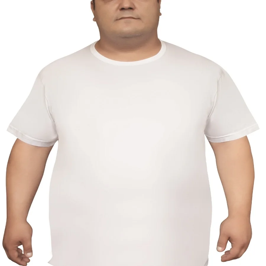 SET OF 3 TURKISH COTTON Men Plus Big Size UNDERWEAR Sleep Clothing T-shirt sleeved Singlet Vest Undervest Tank Top Undershirt