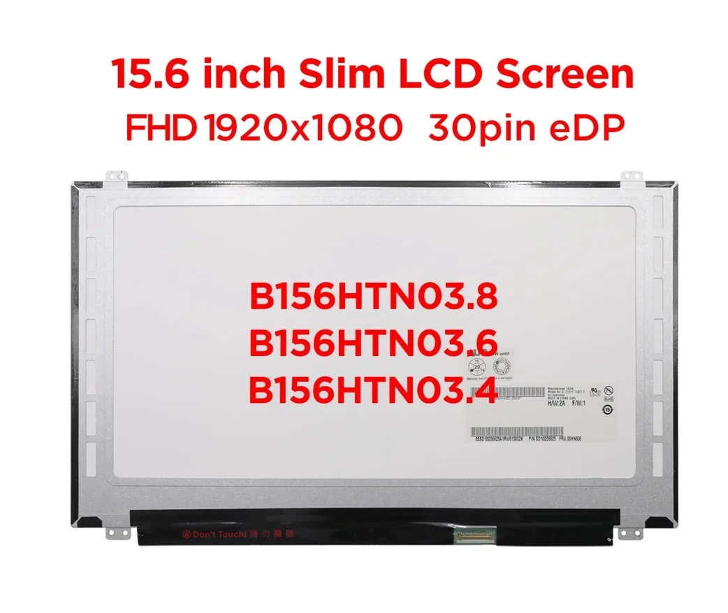 

15,6 тонкий экран для ноутбука B156HTN03.8 подходит для B156HTN03.4 B156HTN03.5 B156HTN03.6 N156HGE-EA1 EAB ЖК-дисплей Панель FHD1920x1080 30pin