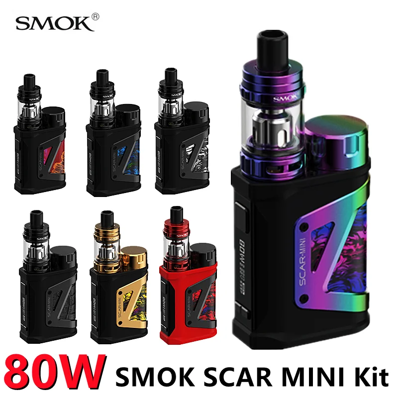 Электронная сигарета SMOK SCAR MINI Kit бод мод 80 Вт подходит для батареи 18650 вейп с