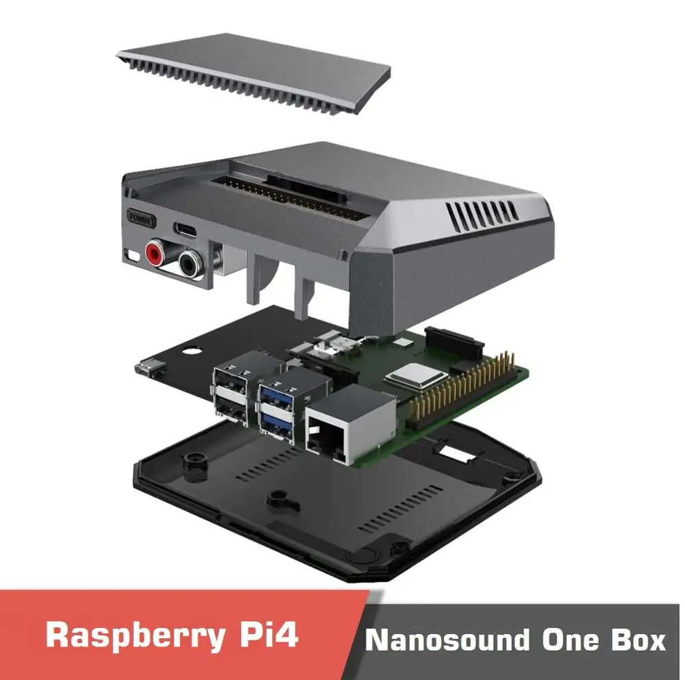 Raspberry Pi 4 Nanosound одна коробка/аргон 1 алюминиевый корпус с Hi Fi ЦАП| |