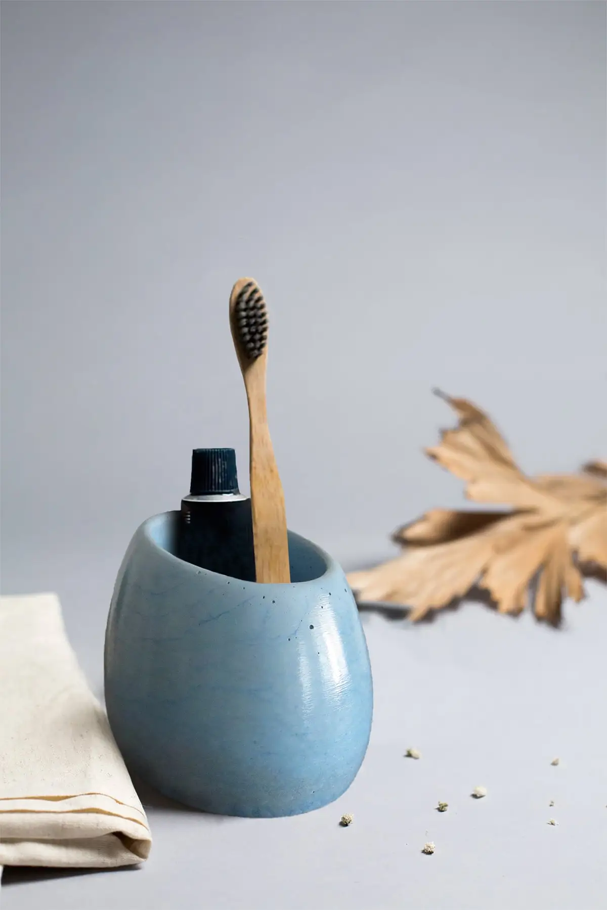 Роскошный бетонный аксессуар для ванной комнаты держатель зубных щеток простой