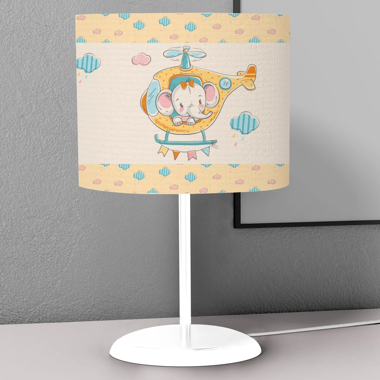 

Desk Lamps Decoration Table Night Lights Control For Baby Bedroom Bedside Lampshade Light Model 1435