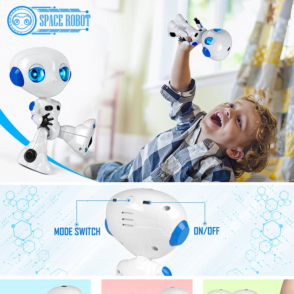 ND Gesture Sensor Dance Robot programable inteligente electric Sing Remote Control Educational humanoid robotics Toys for boys | Игрушки и