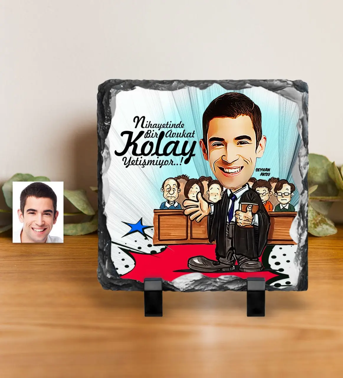 

Персональный мистер поверенный карикатура Декоративного Натурального Камня-2