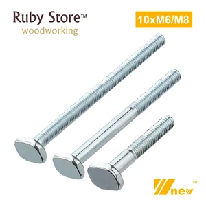 Набор из 10 штук, M6x40M6x70m8x100 мм Т-образная гайка для деревообрабатывающие приспособления