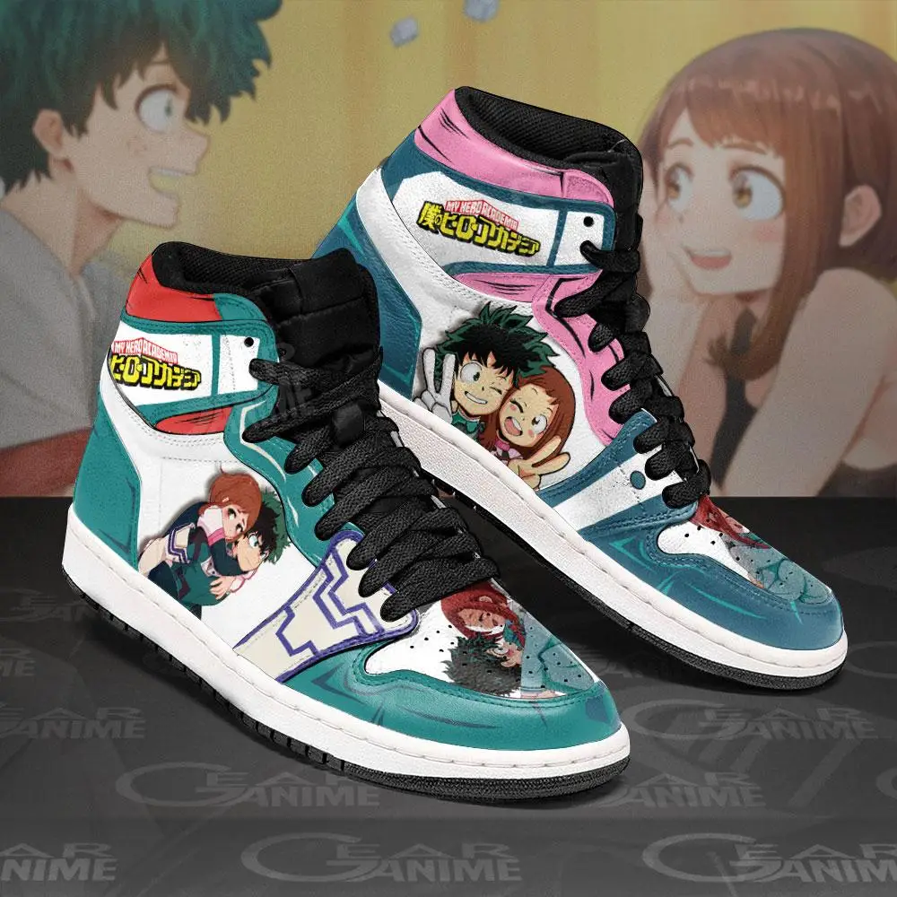 

Izuku and Uraraka Sneakers My Hero Academia Anime Shoes