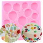 3D воздушные шары, силиконовые формы, DIY Bbay, день рождения, кекс, Топпер, конфеты, глина, шоколад, инструменты для украшения тортов из мастики