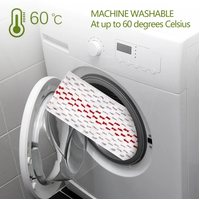

2021 1PCS Microfiber Floor Mop Pads Reusable Flat Spin Mop Cloth Replacement for Vileda UltraMax Quick Drying Machine Washable