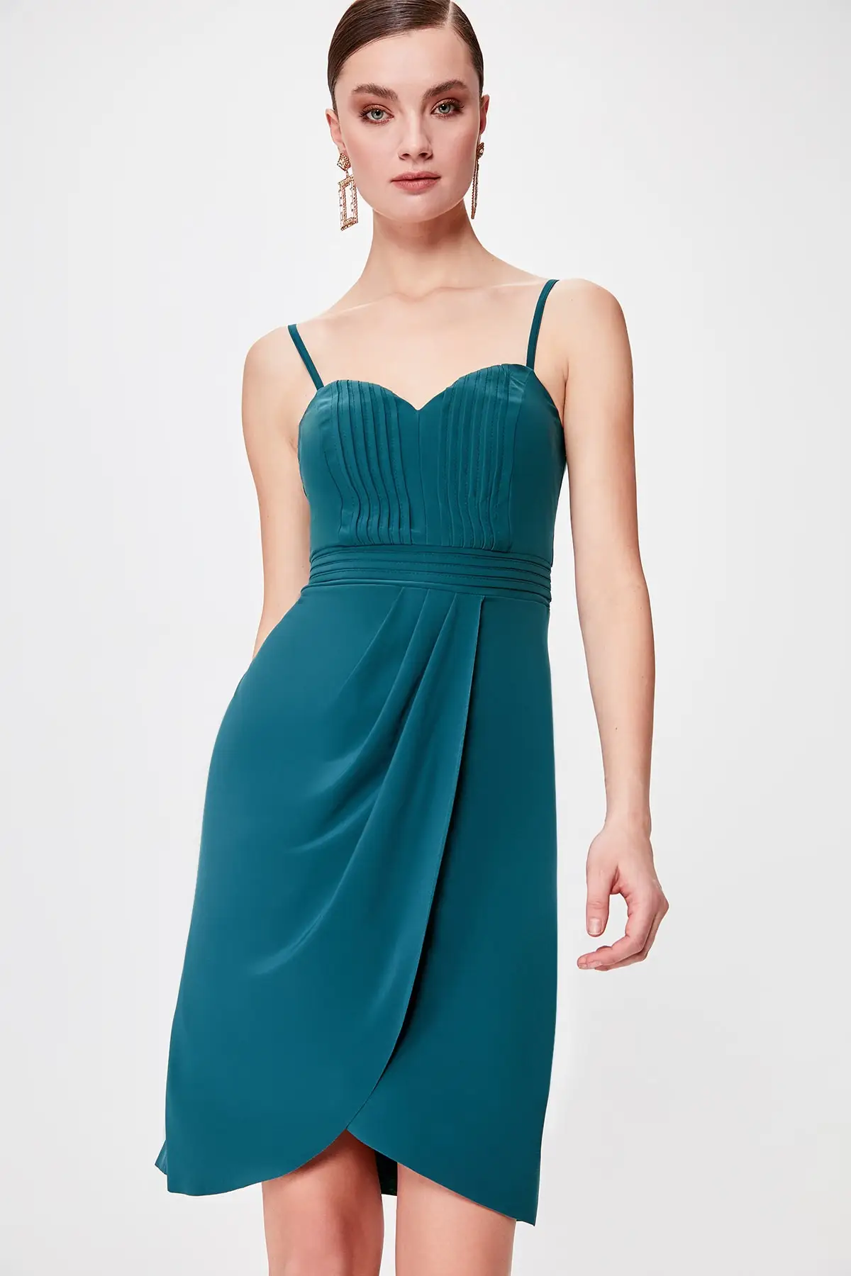 Trendyol платье в рубчик TPRSS20EL0309|Женские платья| |