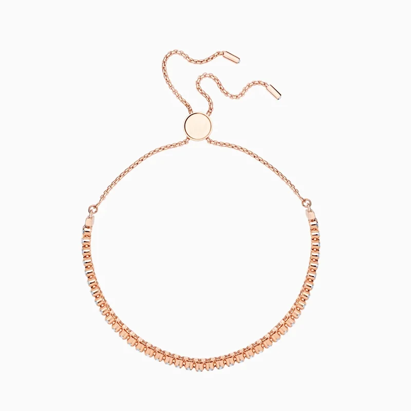 

2020 Fashion SWA New Style SUBTLE Sliding Buckle Bracelet Charming Black And White Line Decoration Female Romantic Jewelry Gift