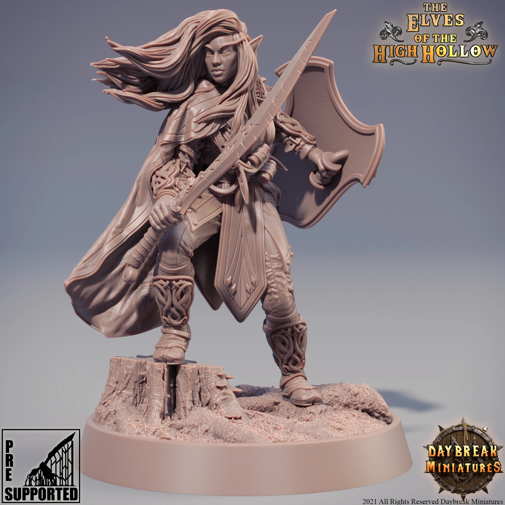 Merlo Kataa | The Elves of the High Hollow Миниатюры DnD Wargame