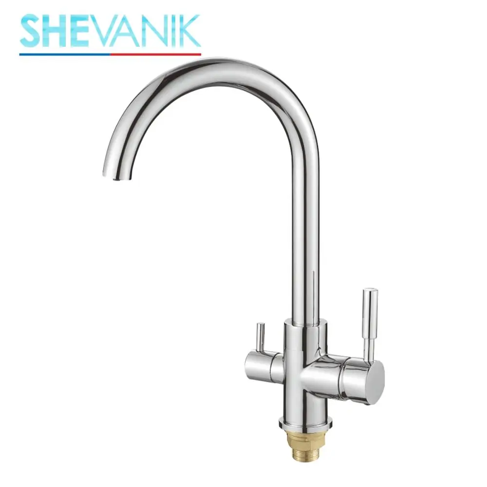 SHEVANIK Смеситель для кухни с подключением фильтра питьевой воды латунный кран