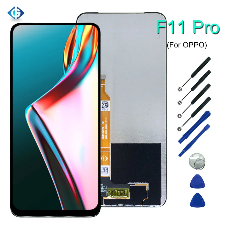6,53 ''для OPPO F11 Pro cph696lcd дисплей кодирующий преобразователь сенсорного экрана в сборе lcd полный для OPPO F11Pro lcd запасные части