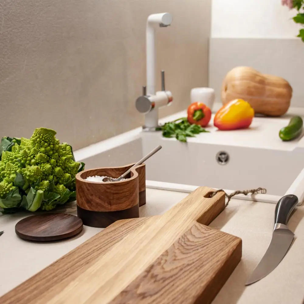 Солонка деревянная из массива дуба+Wowood+sol90do | Дом и сад