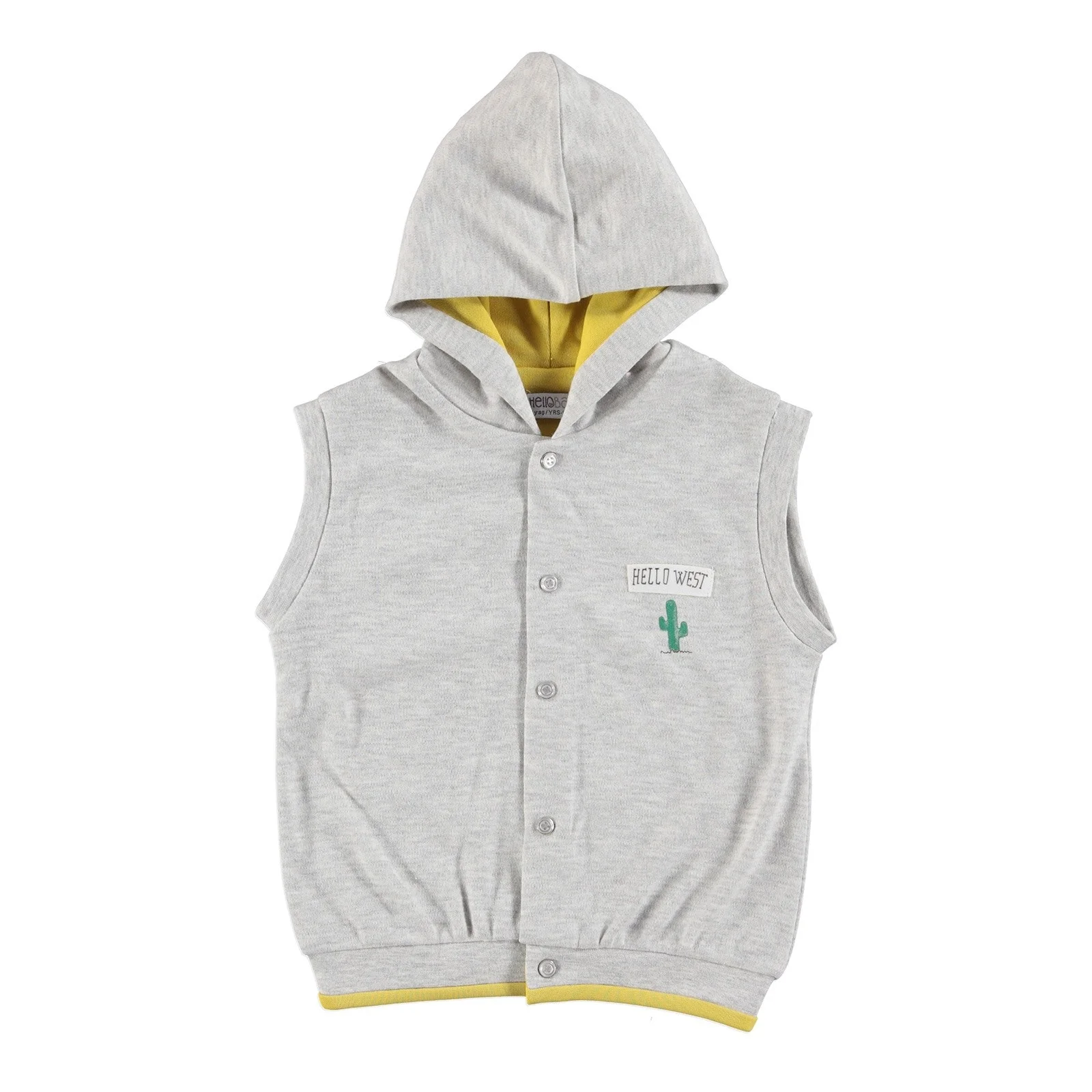 Ebebek HelloBaby безумный ковбойский детский жилет с капюшоном| |