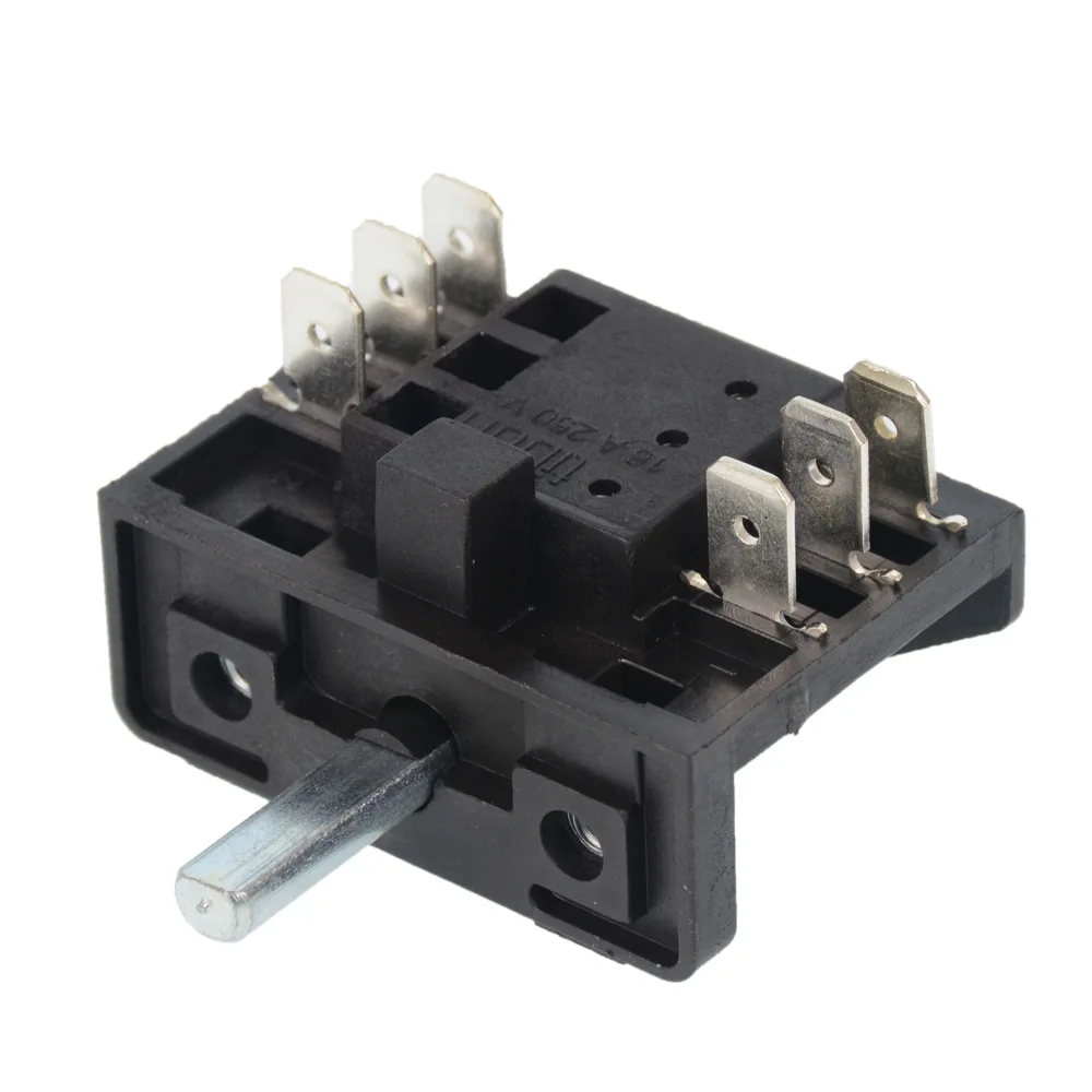 Поворотный переключатель для духовки с 3 сторонним металлическим валом 4301907D| |