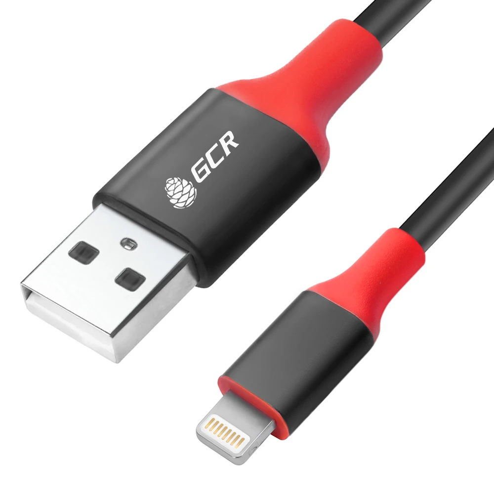 GCR iphone Charging cable for USB 0.5 M 5/6/7/8 / X MFI White AL Case Pink | Мобильные телефоны и аксессуары