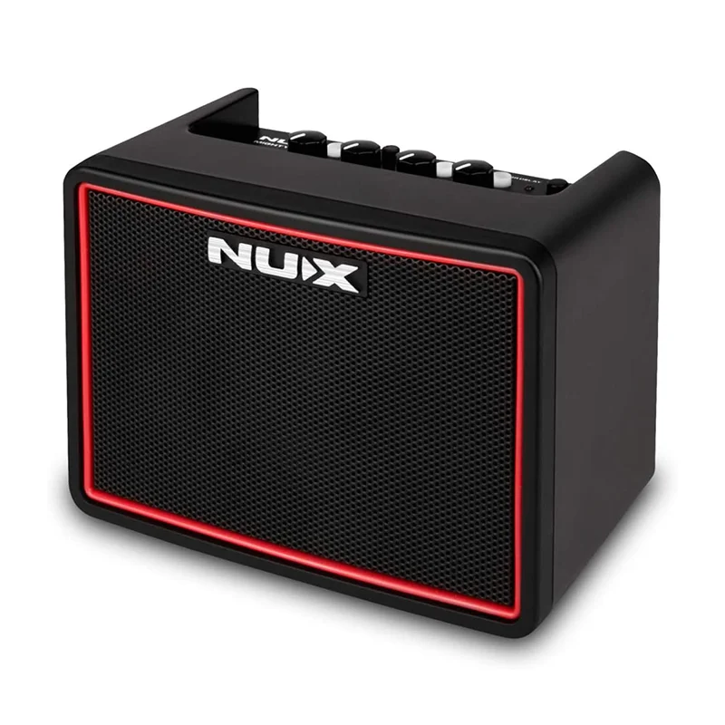 nux mächtigen lite bt gitarre verstärker mini tragbare modellierung verstärker mit bluetooth für akustische elektrische gitarre fr