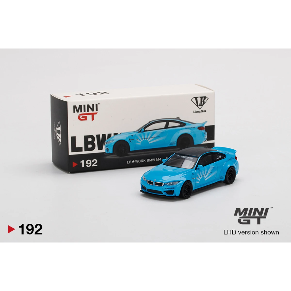 

Металлический чехол для автомобиля, модель JDM 1:64 Liberty-Works M4 Baby Blue