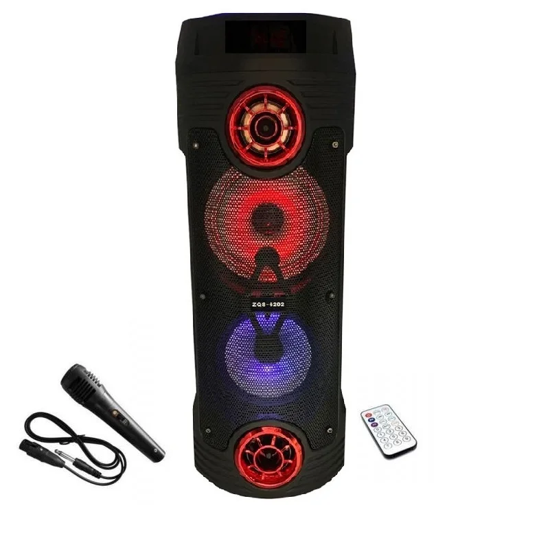 Portable Bluetooth speaker BT zqs 6201 6202 system with mic and remote control music soundbar | Электроника